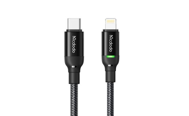 Mcdodo CA-2720 36W PD Type-C to Lightning Fast Data - Charging Cable 1.2m - Black